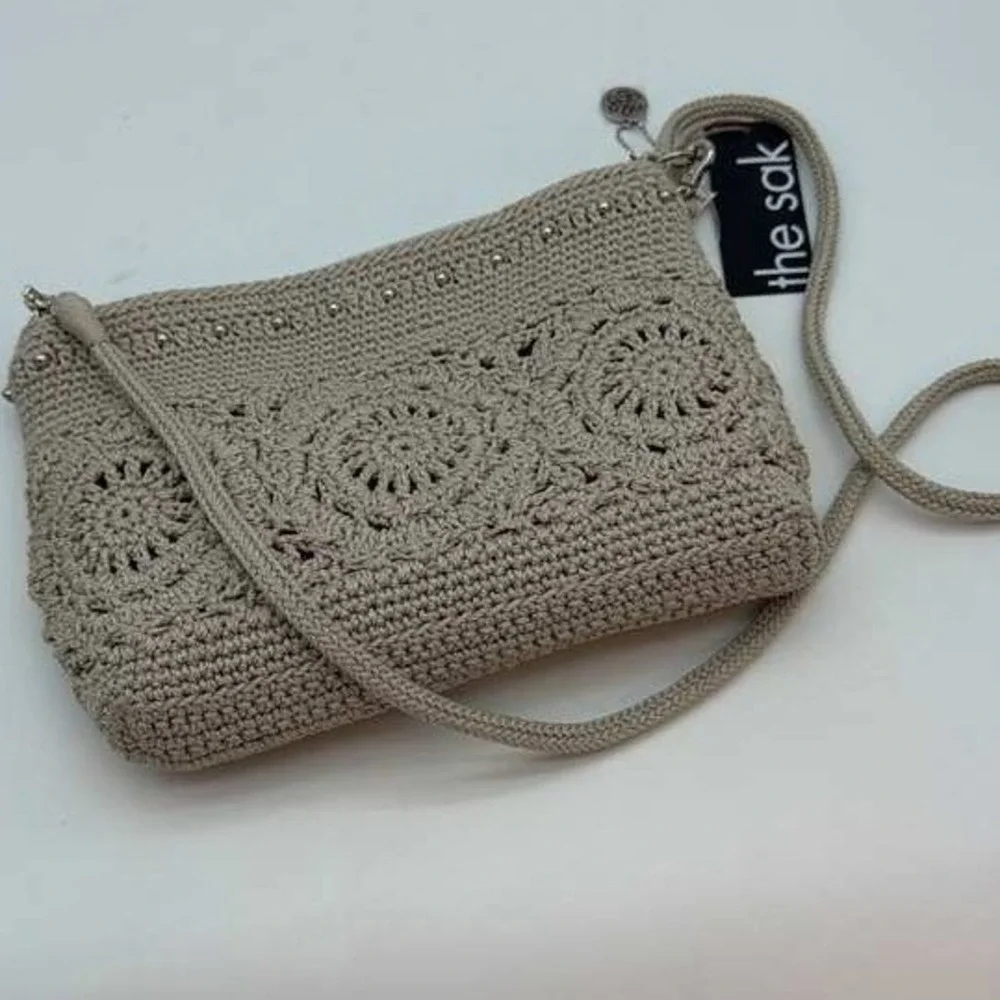 The Sak Crichet Bag - Beige -‎ NWT